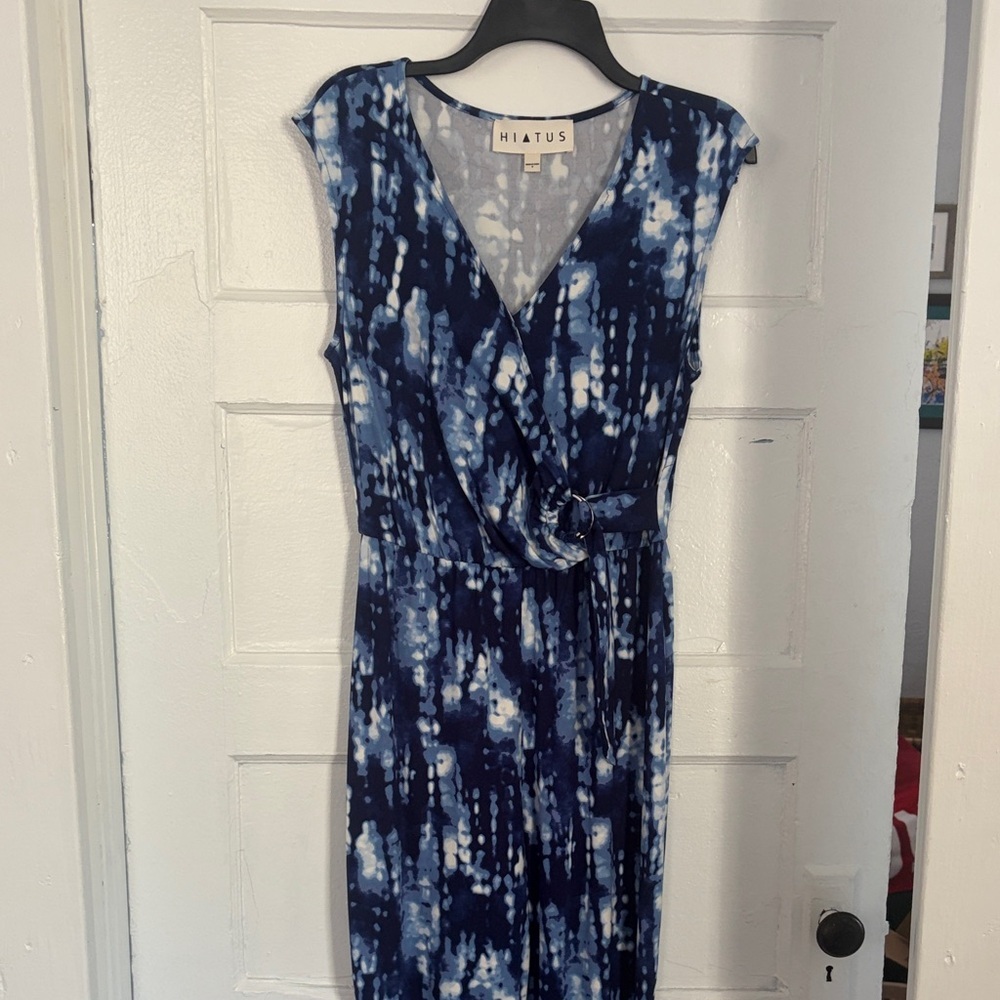 Hiatus Navy Tie-Dye Women's Jumpsuit